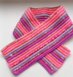 Gondas Creaties ribbel sjaal 110 cm roze, lila en paars, Kinderen en Baby's, Kinderkleding | Mutsen, Sjaals en Handschoenen, Nieuw