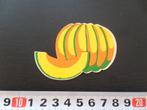 sticker strip groente fruit - meloen *, Ophalen, Zo goed als nieuw