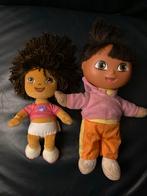 Twee Dora Knuffels/pop, Ophalen of Verzenden, Gebruikt, Overige typen