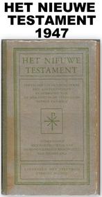 HET NIEUWE TESTAMENT UITGEGEVEN IN 1947, Verzamelen, Verzenden, Kaart of Prent