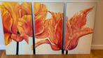 Drieluik Tulpen van Beatrix Frederiks, Antiek en Kunst, Ophalen