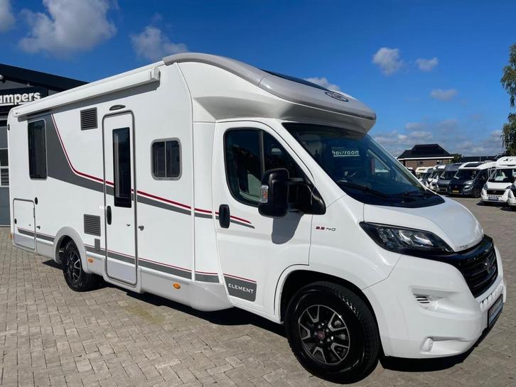 LMC Element T 748 Queensbed Hefbed 5000km 2021 Euro 6, Caravans en Kamperen, Campers, Bedrijf, tot en met 6, Half-integraal, LMC