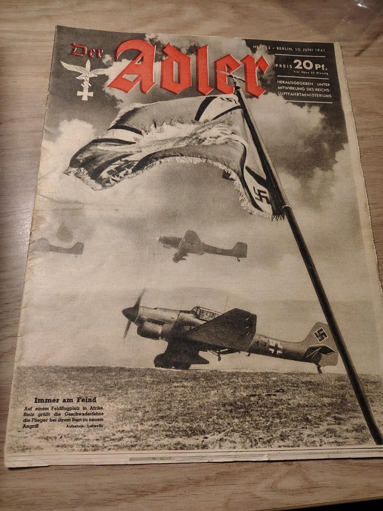 Der Adler 1941 Nr. 12, Verzamelen, Militaria | Tweede Wereldoorlog, Ophalen of Verzenden, Duitsland, Boek of Tijdschrift