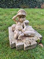 Efteling Laaf Tuinbeeld - Titanic Kapitein, Tuin en Terras, Ophalen, Gebruikt, Beton, Tuinkabouter