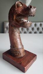 Te koop houten vintage drakenkop, Antiek en Kunst, Ophalen of Verzenden