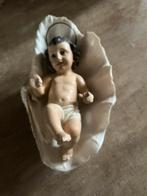 Antieke doopvont schelp met kindje Jezus, Antiek en Kunst, Curiosa en Brocante, Ophalen of Verzenden