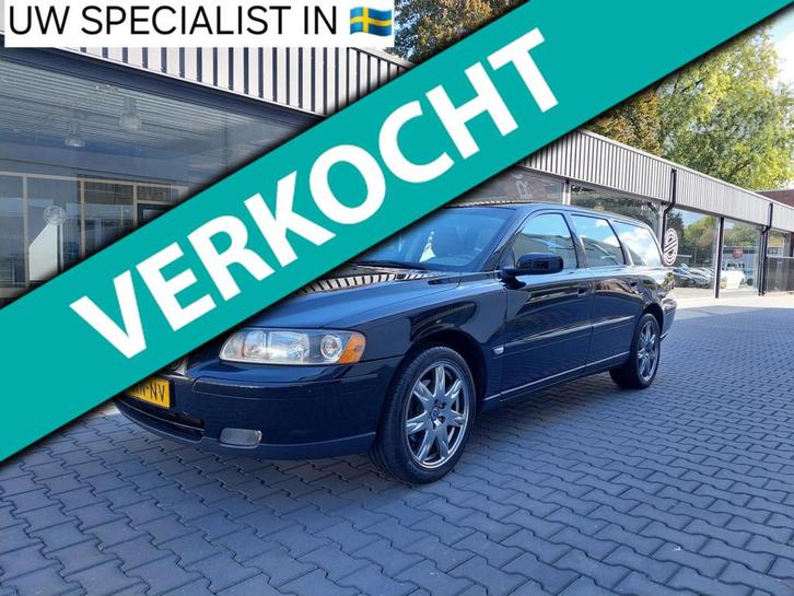 Volvo V70 2.4 Edition I 268.000KM! Origineeel NL Half leer N, Auto's, Volvo, Bedrijf, Te koop, V70, ABS, Airbags, Airconditioning