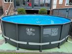 Intex Ultra frame zwembad 490cm x 122cm, Rond, 300 cm of meer, Zo goed als nieuw, Ophalen