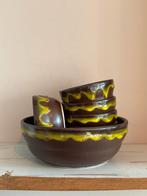 Vintage 60s 70s fatlava pindaset, Antiek en Kunst, Antiek | Keramiek en Aardewerk, Verzenden