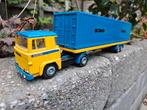 Tekno Scania 141 Demo met container oplegger, Hobby en Vrije tijd, Modelauto's | 1:50, Ophalen of Verzenden, Zo goed als nieuw