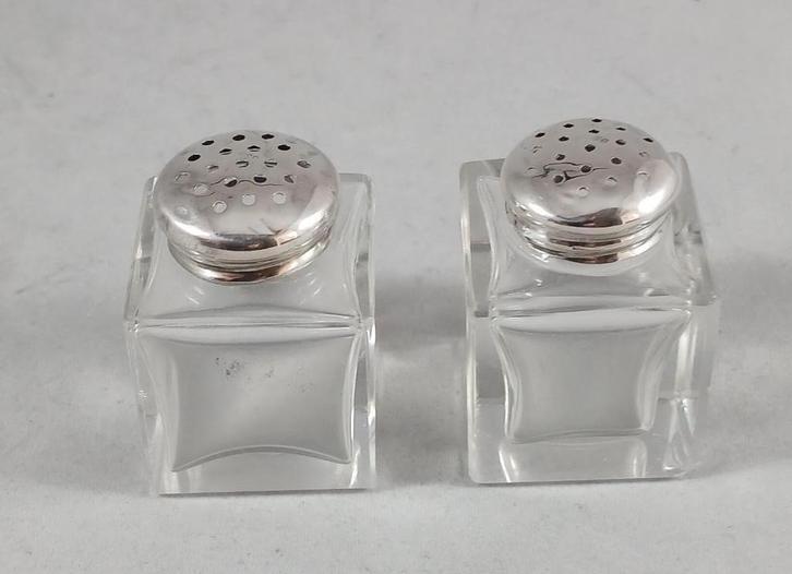 Peper en zoutstel antiek 835 zilver, Antiek en Kunst, Antiek | Goud en Zilver, Zilver, Ophalen of Verzenden