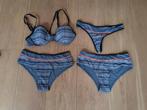 4 delige grijs/oranje Sapph BH 75C., Kleding | Dames, Sapph, Ophalen of Verzenden, Grijs, BH