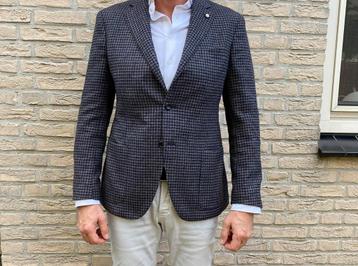 Corneliani colbert mt 52 donkerblauw ruitje zgan! beschikbaar voor biedingen