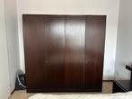Grote Kledingkast - Donkerbruin, Ophalen, Gebruikt, 200 cm of meer, Overige houtsoorten