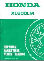 Honda XL600 LM shop manual werkplaatsboek, Motoren, Ophalen of Verzenden, Honda