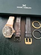 Marc coblen    TOPSTAAT, Sieraden, Tassen en Uiterlijk, Horloges | Dames, Ophalen of Verzenden, Zo goed als nieuw, Leer, Overige merken