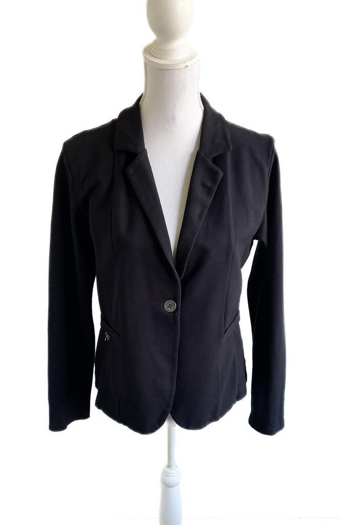 Mooi jasje van Juffrouw Jansen 40, Kleding | Dames, Jasjes, Kostuums en Pakken, Zo goed als nieuw, Jasje, Maat 38/40 (M), Zwart