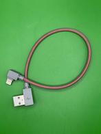 Korte Haakse usb naar Lightning nylon kabel iphone, Ophalen of Verzenden, Nieuw, Overige typen, Apple iPhone