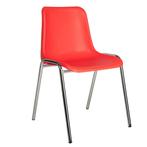 Kunststof stapelbare kuipstoelen kantinestoel stapelstoelen, Ophalen, Zo goed als nieuw, Kunststof, Vijf, Zes of meer stoelen