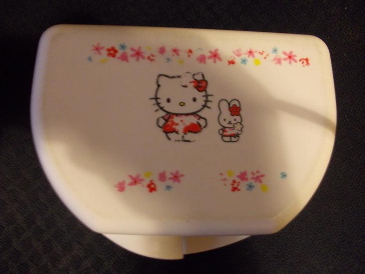 Vntage broodtrommel, Tupperware, Hello Kitty., Huis en Inrichting, Keuken | Tupperware, Bus of Trommel, Wit, Ophalen