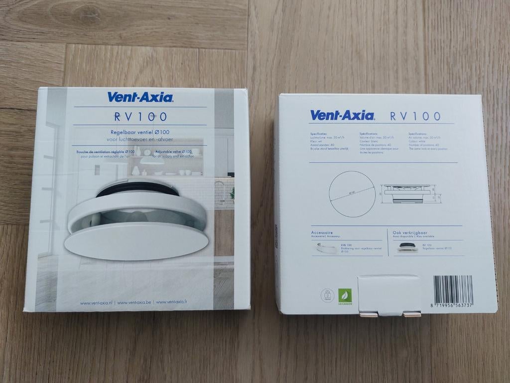 Vent-Axia RV100 Regelbaar Design Ventiel, Ophalen of Verzenden, Nieuw, Ventilator