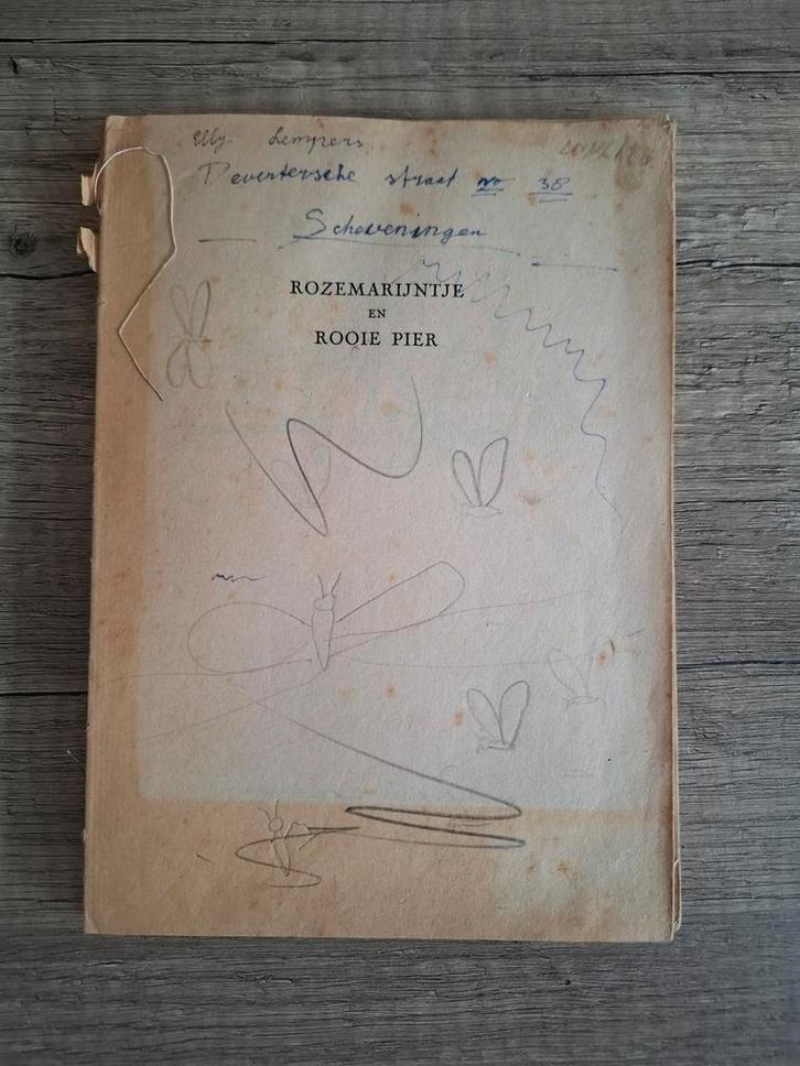 Kinderboek "Rozemarijntje en Rooie Pier" 3e druk zonder kaft, Antiek en Kunst, Antiek | Boeken en Bijbels, Ophalen of Verzenden