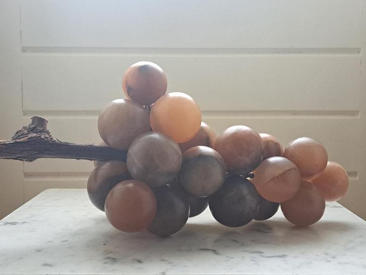 Grote Italiaanse Albast Druiventros, Huis en Inrichting, Woonaccessoires | Overige, Zo goed als nieuw, Ophalen of Verzenden