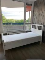 IKEA Hemnes Bed 90x200 + Matras - Zo Goed Als Nieuw!, Huis en Inrichting, Slaapkamer | Bedden, 90 cm, Eenpersoons, Wit, Ophalen of Verzenden