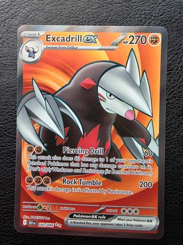 Excadrill ex #160 scarlet violet black bolt  beschikbaar voor biedingen
