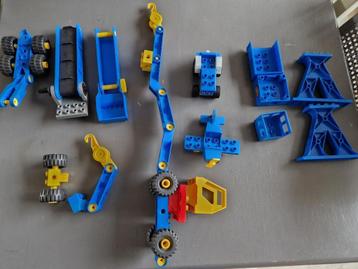 duplo / lego restanten (bouwterrein / goederentrein) beschikbaar voor biedingen