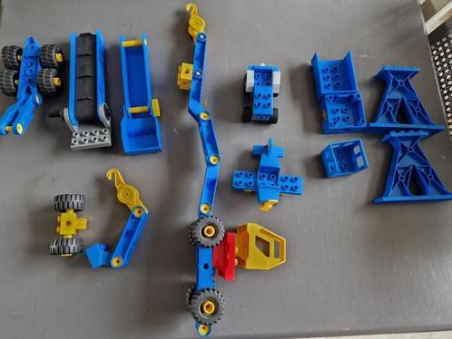 duplo / lego restanten (bouwterrein / goederentrein), Kinderen en Baby's, Speelgoed | Duplo en Lego, Gebruikt, Ophalen of Verzenden