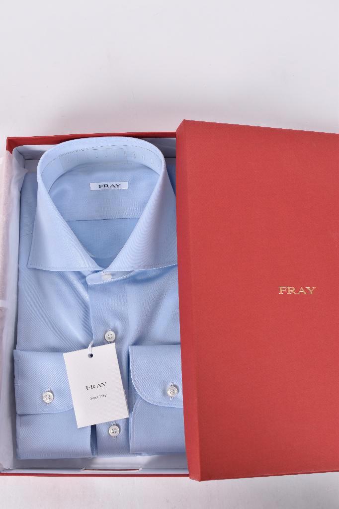 Nieuw shirt overhemd van FRAY katoen maat 40, Kleding | Heren, Overhemden, Nieuw, Halswijdte 39/40 (M), Blauw, Ophalen of Verzenden