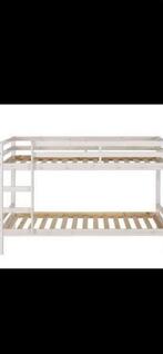 Stapelbed Whitewash 90x200, Huis en Inrichting, Slaapkamer | Stapelbedden en Hoogslapers, Ophalen, 90 cm, Eenpersoons, 160 tot 180 cm