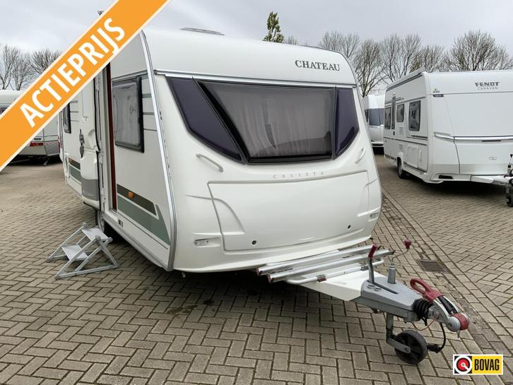 Chateau Calista 450 Tf, Caravans en Kamperen, Caravans, Bedrijf, tot en met 4, 1000 - 1250 kg, Rondzit, Chateau, Frans bed, Overige typen
