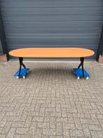 Grote stamtafel kantine, horeca kantoor. Vergadertafel, Ophalen, Geen, 200 cm of meer, Zo goed als nieuw