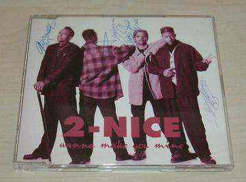 2-Nice - Wanna Make You Mine CD Single 4trk Gesigneerd beschikbaar voor biedingen