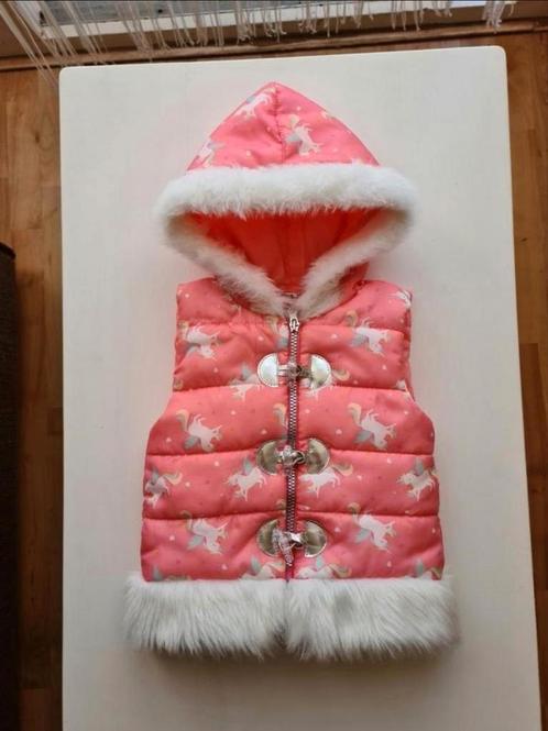 Little lass unicorn eenhoorn jasje bodywarmer maat 98 / 3 jr, Kinderen en Baby's, Kinderkleding | Maat 98, Zo goed als nieuw, Meisje