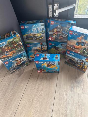Lego City - 9 Sets beschikbaar voor biedingen