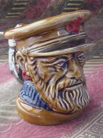 Mooie oude Nelson Toby jug uit Engeland als een visser 9 cm., Ophalen of Verzenden