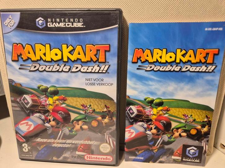 Super Mario Kart Double Dash GameCube, Spelcomputers en Games, Games | Nintendo GameCube, Zo goed als nieuw, Racen en Vliegen