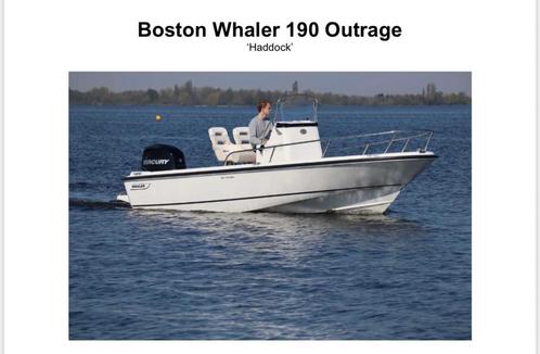 Boston Whaler outrage boot mecury  200PK met kalftrailer, Watersport en Boten, Speedboten, Zo goed als nieuw, 3 tot 6 meter, Benzine