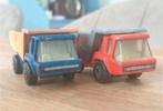 2x Matchbox Lesney Atlas Dump Truck – No. 23 – 1975, Ophalen of Verzenden, Gebruikt, Bus of Vrachtwagen