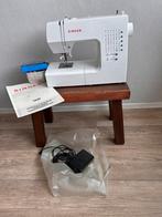 Naaimachine met accessoires en hoes, Hobby en Vrije tijd, Naaimachines en Toebehoren, Ophalen, Gebruikt, Naaimachine, Singer