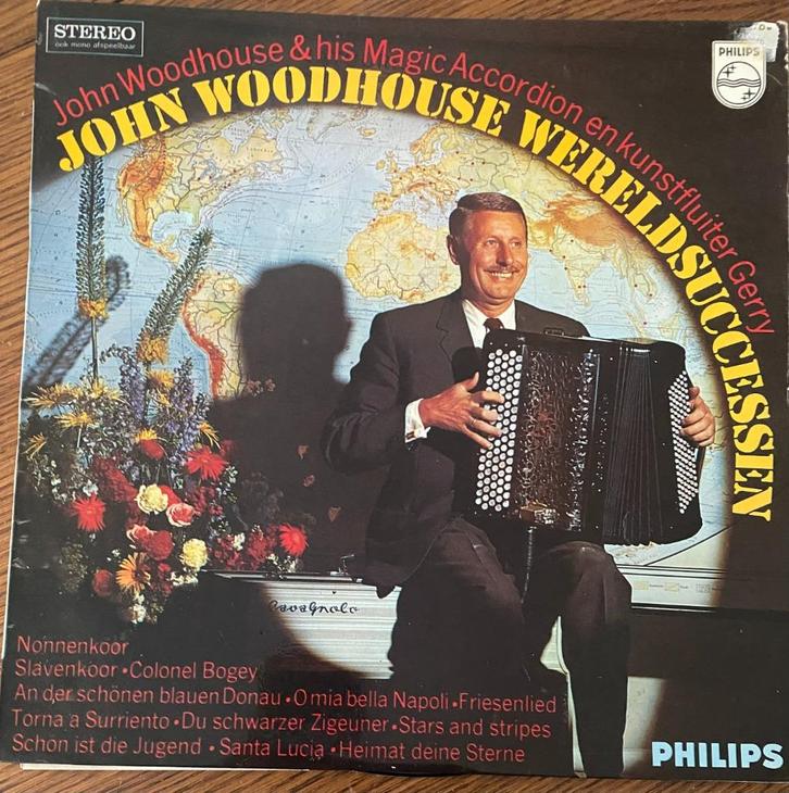 LP John Woodhouse Wereldsuccessen en Kunstfluiter Gerry, Cd's en Dvd's, Vinyl | Pop, Zo goed als nieuw, 1960 tot 1980, 12 inch