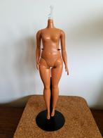 Curvy Barbie-lijfje, niet gearticuleerd, platte voeten, Ophalen of Verzenden, Zo goed als nieuw, Fashion Doll