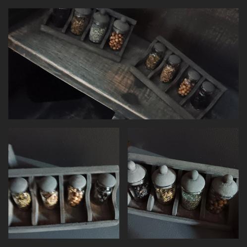 Uniek gruttersbak potten kruiden Old Black poppenhuis ️, Huis en Inrichting, Woonaccessoires | Overige, Nieuw, Ophalen