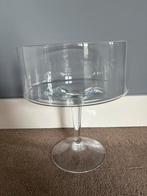 Glazen schaal op voet (trifle bowl), Ophalen of Verzenden, Overige stijlen, Glas, Schaal of Schalen