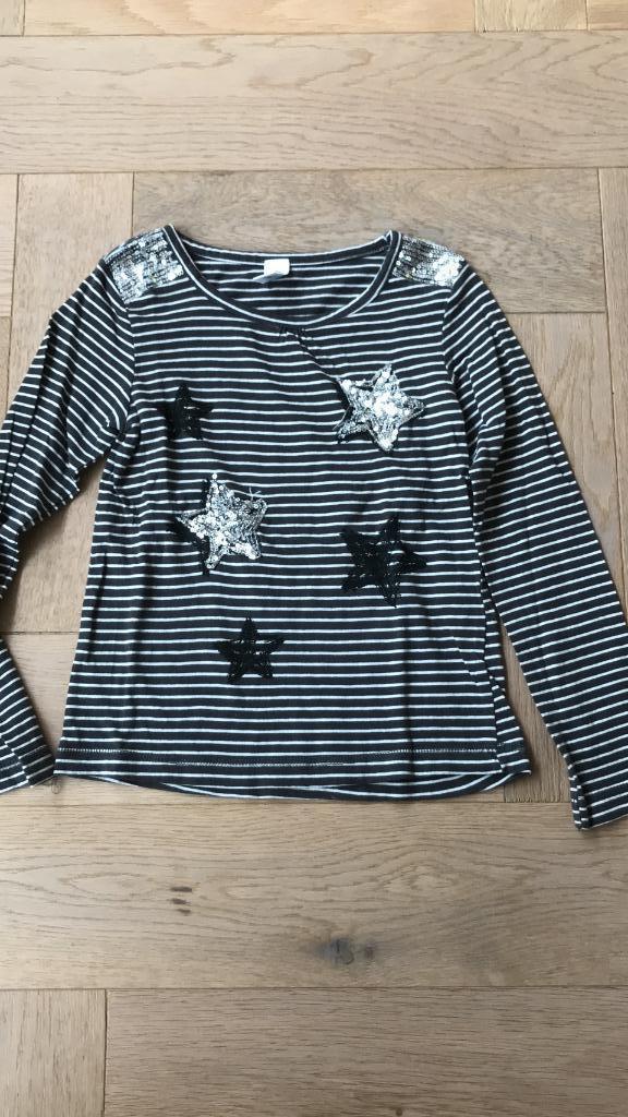 Leuk shirt met lange mouw Pebble Stone maat 116, Kinderen en Baby's, Kinderkleding | Maat 116, Gebruikt, Meisje, Shirt of Longsleeve