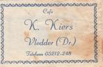 K Kiers Vledder, Verzamelen, Ophalen of Verzenden
