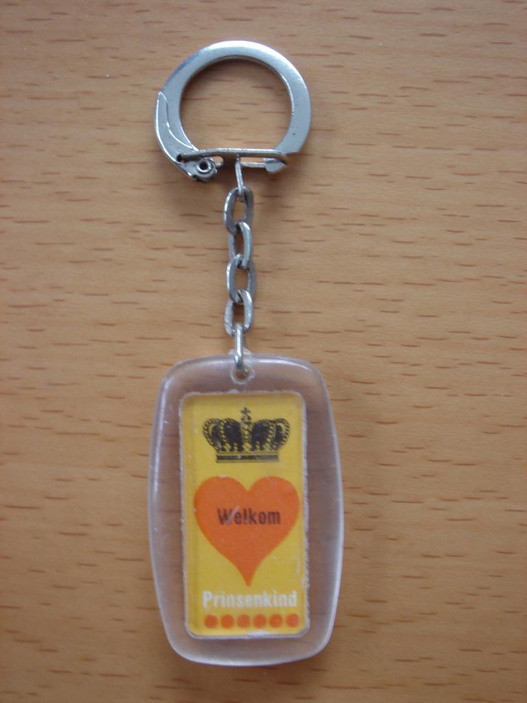 Sleutelhanger Welkom Prinsenkind  , Ophalen of Verzenden, Gebruikt, Overige typen